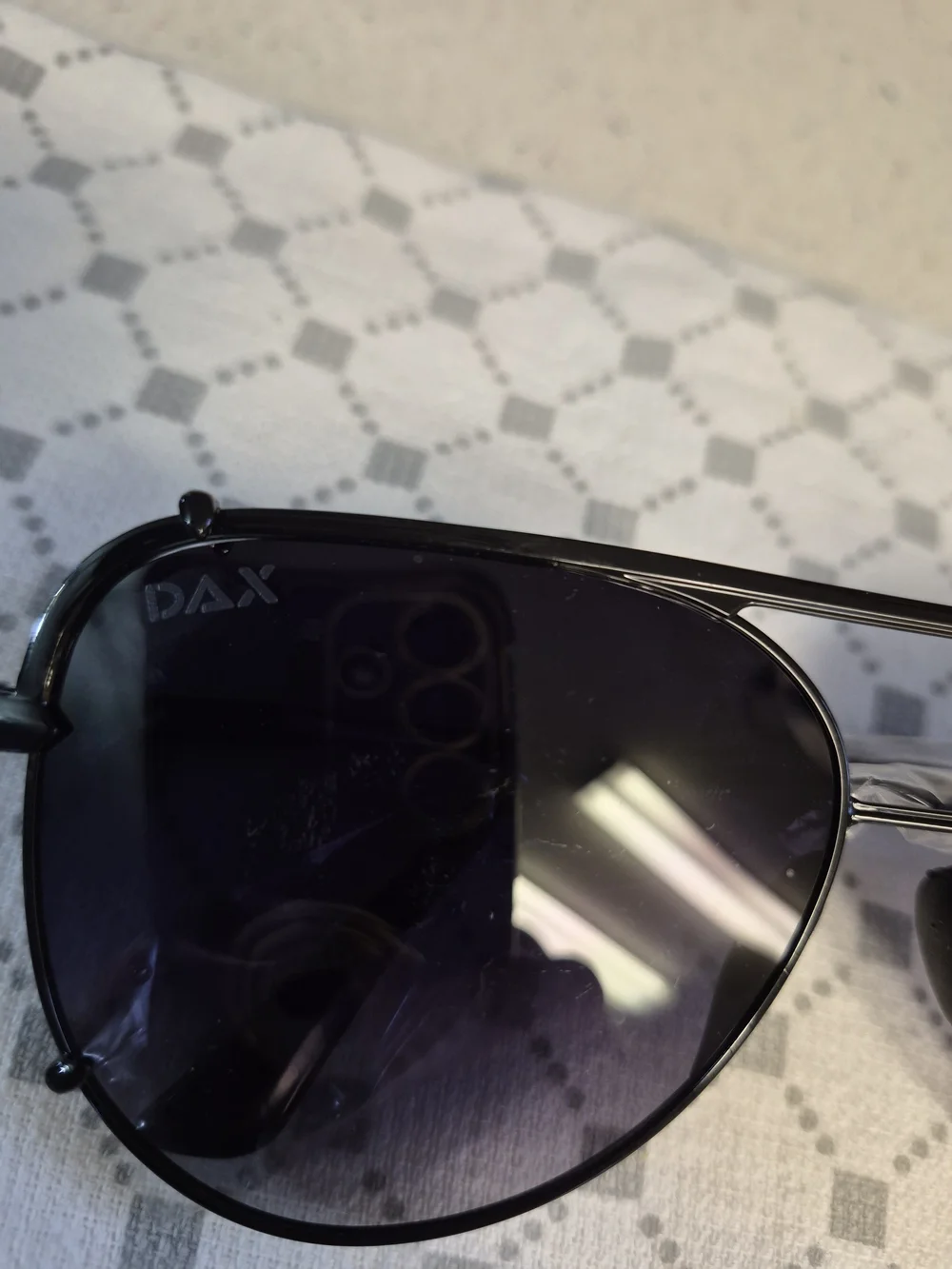 Classic Women's Aviator Sunglasses in Black